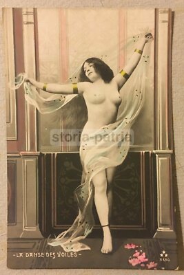 Arte Fotografica: Antica Fotografia, Nudo Femminile, Balletto, Danza Dei Veli