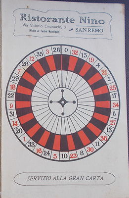 Sanremo: Ristorante Nino, Antica Pubblicitaria, Casinò, Tableau Des Voisins