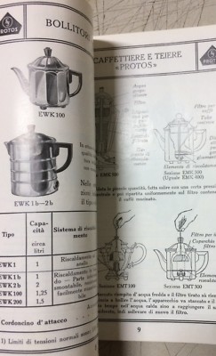 Elettricità, Elettrodomestici, Lampade, Stufe, Protos, Catalogo Illustrato Siemens