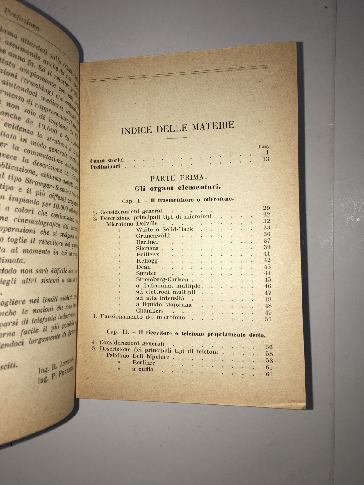 Il Telefono. Storia E Tecnica Delle Linee Telefoniche. Manuale Hoepli Di R. Annigoni, P. Ferrerio, G. Motta