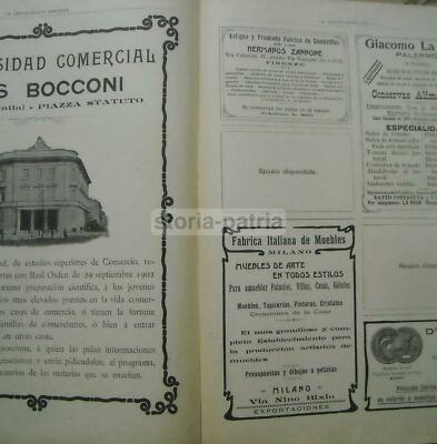 Economia: Camera Di Commercio, Esportazione, Faro Salmoiraghi, Bocconi, Radaelli, Roth