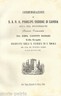 Puglia, Bari, San Nicola, Massari, Oddone Di Savoia, Monferrato, Rara Edizione '800