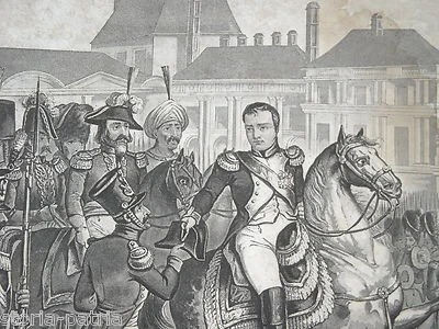"dans Quel Régiment Sire!", Napoleone a Cavallo a Place Du Carrousel, Incisione, Parigi, Dopter