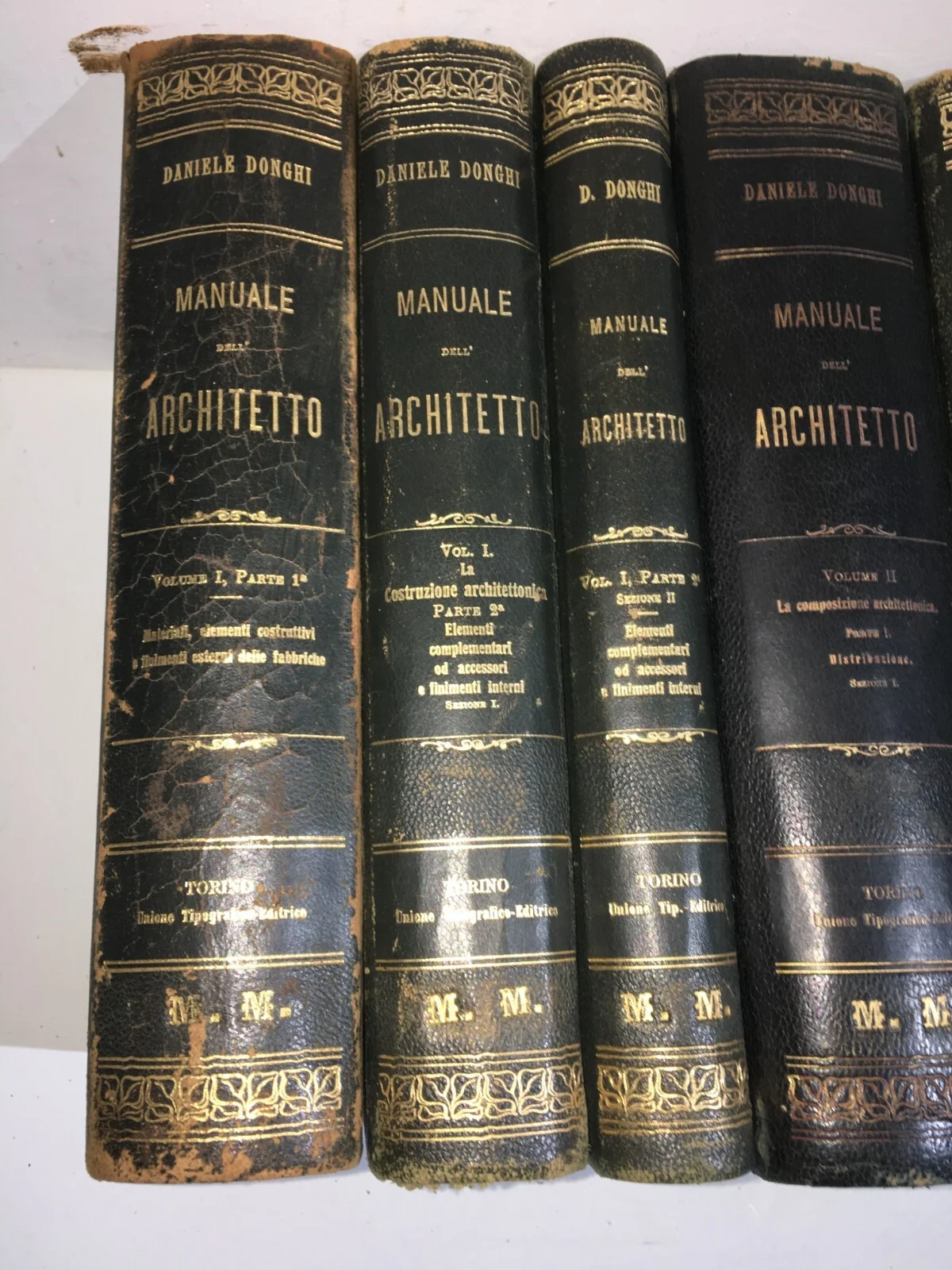 Daniele Donghi, Manuale dell'Architetto, Dieci Volumi, Torino, Utet, 1925 1935, foto 6 di 20