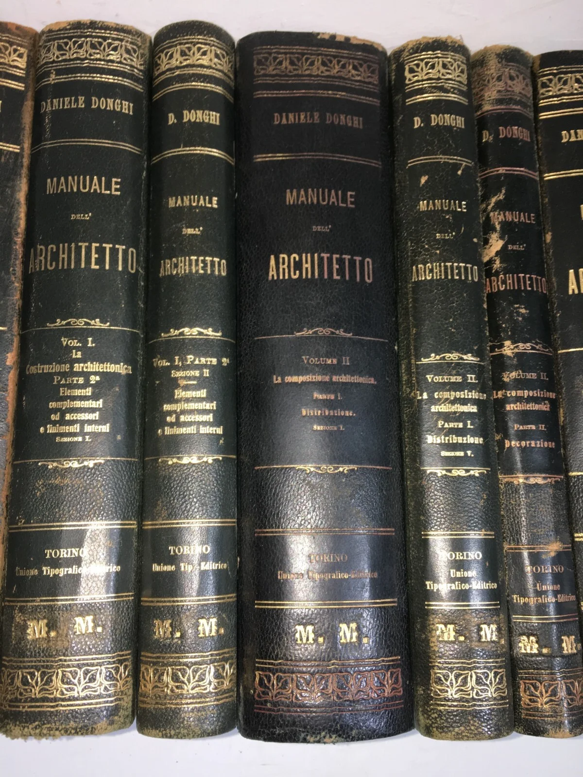 Daniele Donghi, Manuale dell'Architetto, Dieci Volumi, Torino, Utet, 1925 1935, foto 5 di 20