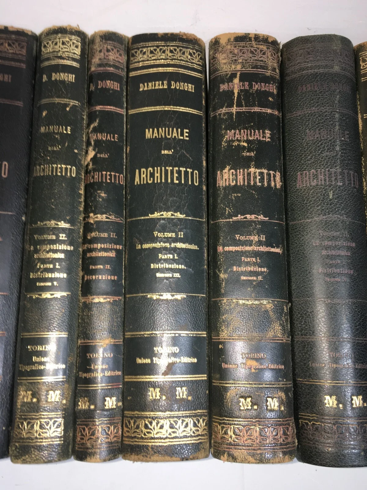 Daniele Donghi, Manuale dell'Architetto, Dieci Volumi, Torino, Utet, 1925 1935