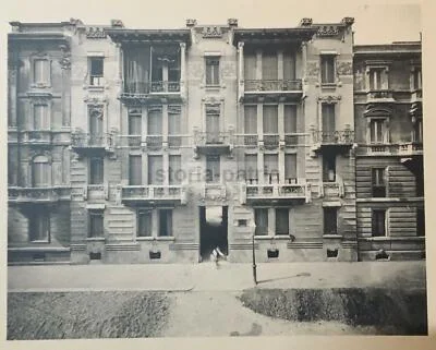 Palazzo in Via Gioberti 1 a Milano, Tavola di Ulisse Stacchini, foto 2 di 3