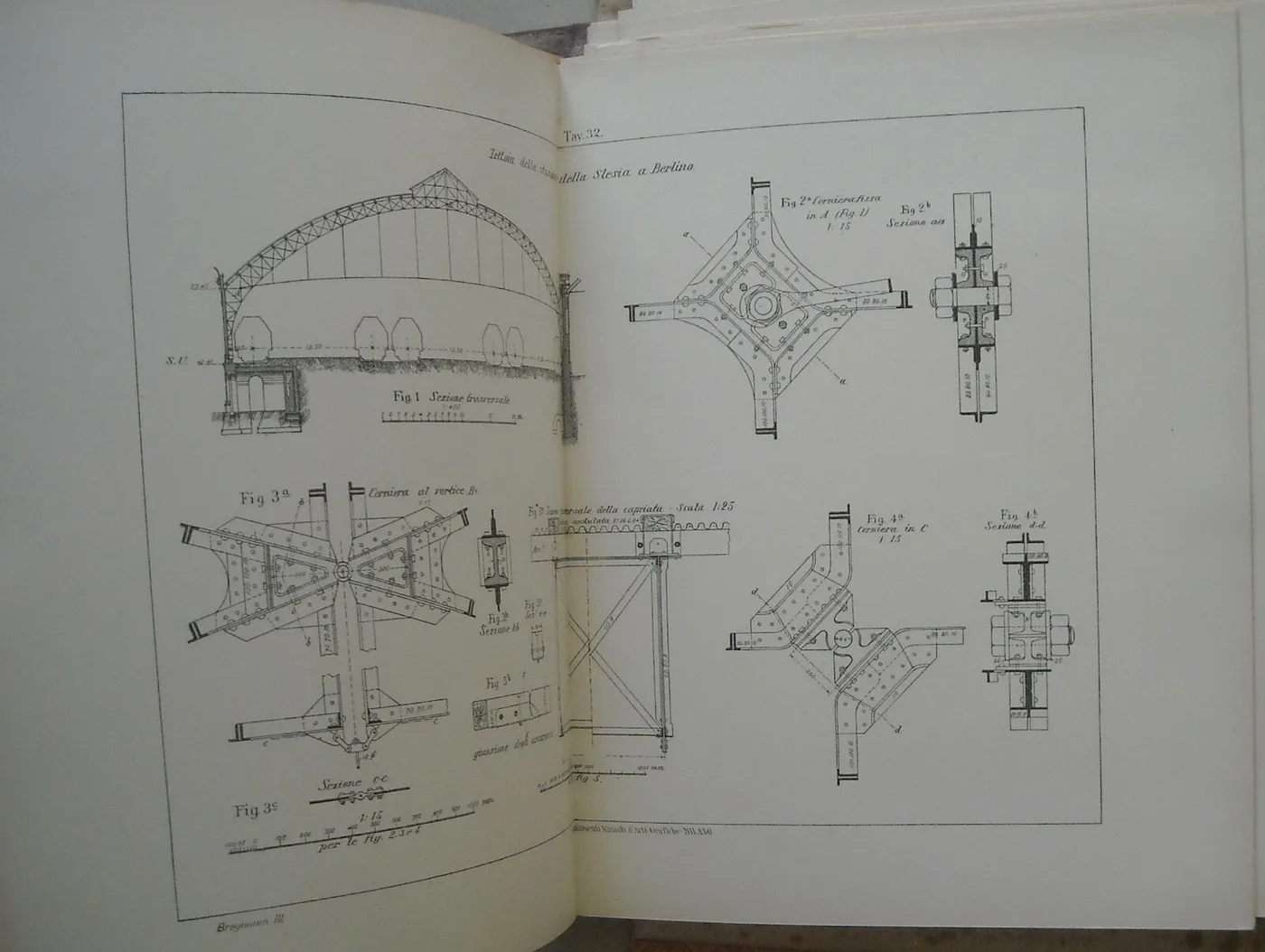Otto Koniger, Costruzioni in Ferro, Atlante di Tavole, Vol. III del Trattato di Costruzioni CIVILI di G.a. Breymann, Milano