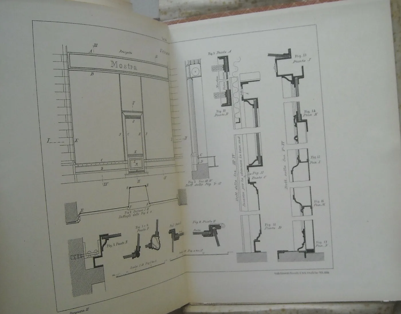 Otto Koniger, Costruzioni in Ferro, Atlante di Tavole, Vol. III del Trattato di Costruzioni CIVILI di G.a, photo 5 of 12