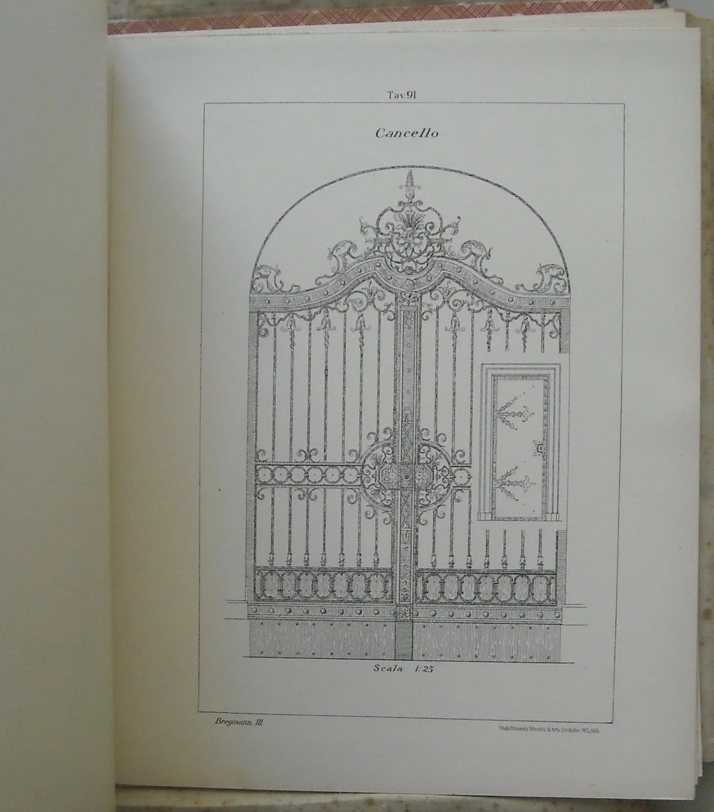 Otto Koniger, Costruzioni in Ferro, Atlante di Tavole, Vol. III del Trattato di Costruzioni CIVILI di G.a, photo 2 of 12