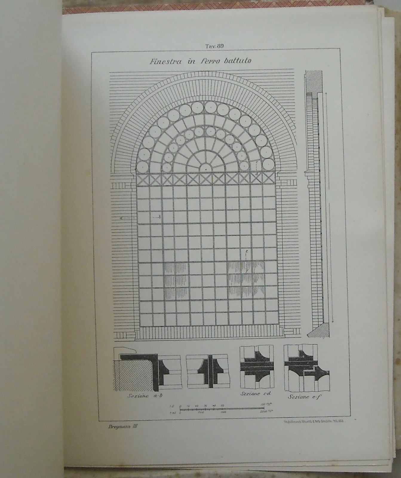 Otto Koniger, Costruzioni in Ferro, Atlante di Tavole, Vol. III del Trattato di Costruzioni CIVILI di G.a, photo 3 of 12