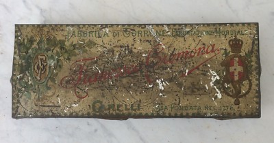 Scatola Di Latta Torrone Francesco Cremona, Canelli