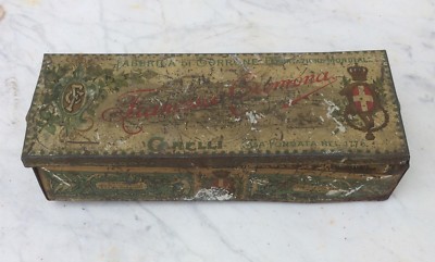 Scatola Di Latta Torrone Francesco Cremona, Canelli