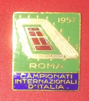Sport: Distintivo Pubblicitario Roma, 1957