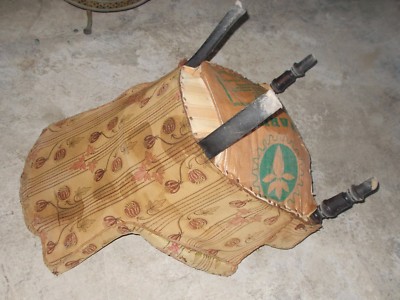 Poltrona d'Epoca In Legno Tornito Ed Ebanizzato