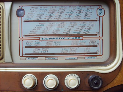Radio Kennedy K 498 d'Epoca In Legno
