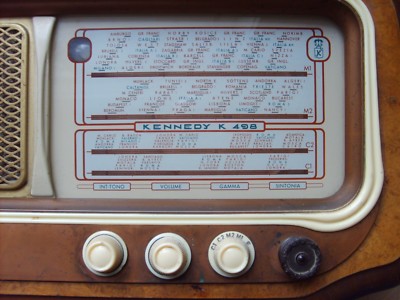 Radio Kennedy K 498 d'Epoca In Legno
