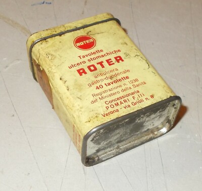 Scatola Di Latta Farmaceutica Roter, Fratelli Pomari, Verona