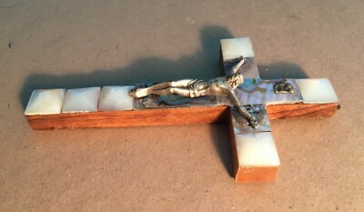 Arte Devozionale: Crocifisso Da Collezione In Madreperla, Gerusalemme