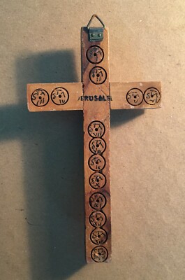 Arte Devozionale: Crocifisso Da Collezione In Madreperla, Gerusalemme