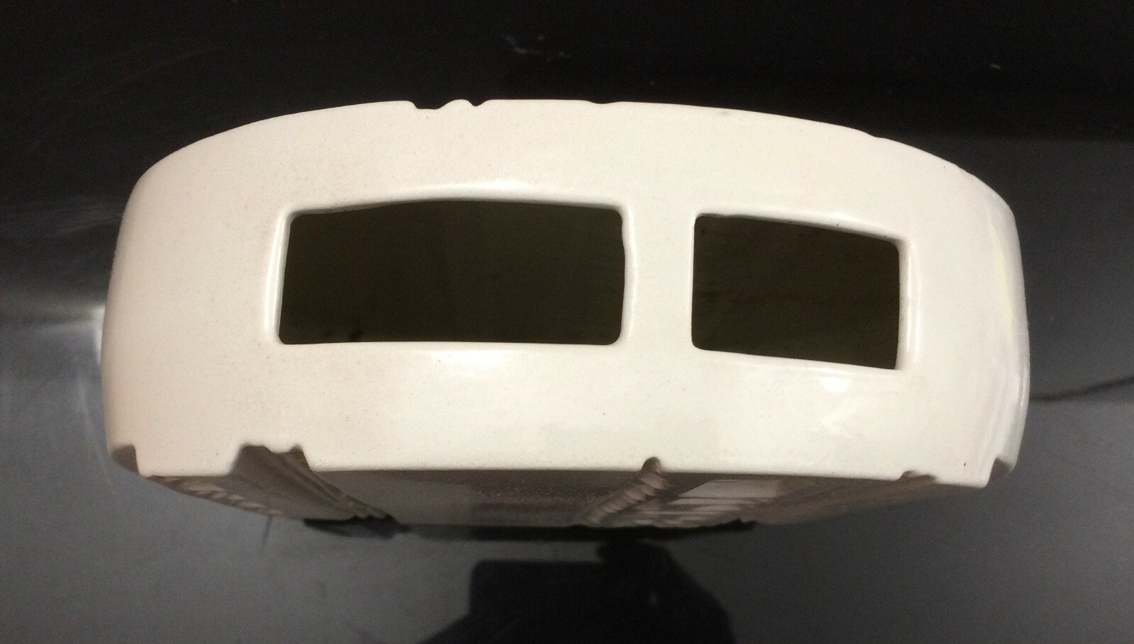 Vaso Artistico In Ceramica   Soprammobile d'Arte Moderna Con Rilievi