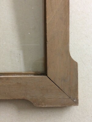 Cornice Antica In Legno Massello Con Angoli Sporgenti, XIX XX Secolo