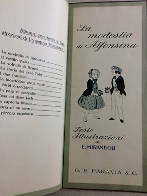 La Modestia Di Alfonsina. Ernestina Mirandoli, 1930