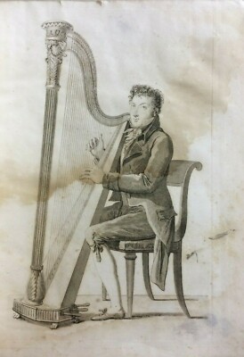 Musica, Arpa. Manuale Per L'Arpista. Antica Edizione Di Bochsa Con Due Illustrazioni