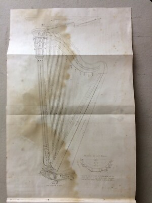 Musica, Arpa. Manuale Per L'Arpista. Antica Edizione Di Bochsa Con Due Illustrazioni