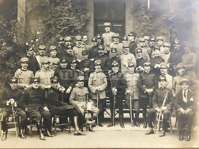Militaria, Soldati In Divisa, Ufficiali, Esercito Italiano, Foto Marvuglia, Napoli