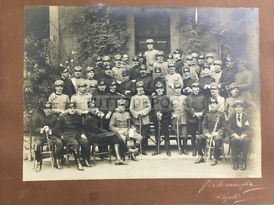 Militaria, Soldati In Divisa, Ufficiali, Esercito Italiano, Foto Marvuglia, Napoli