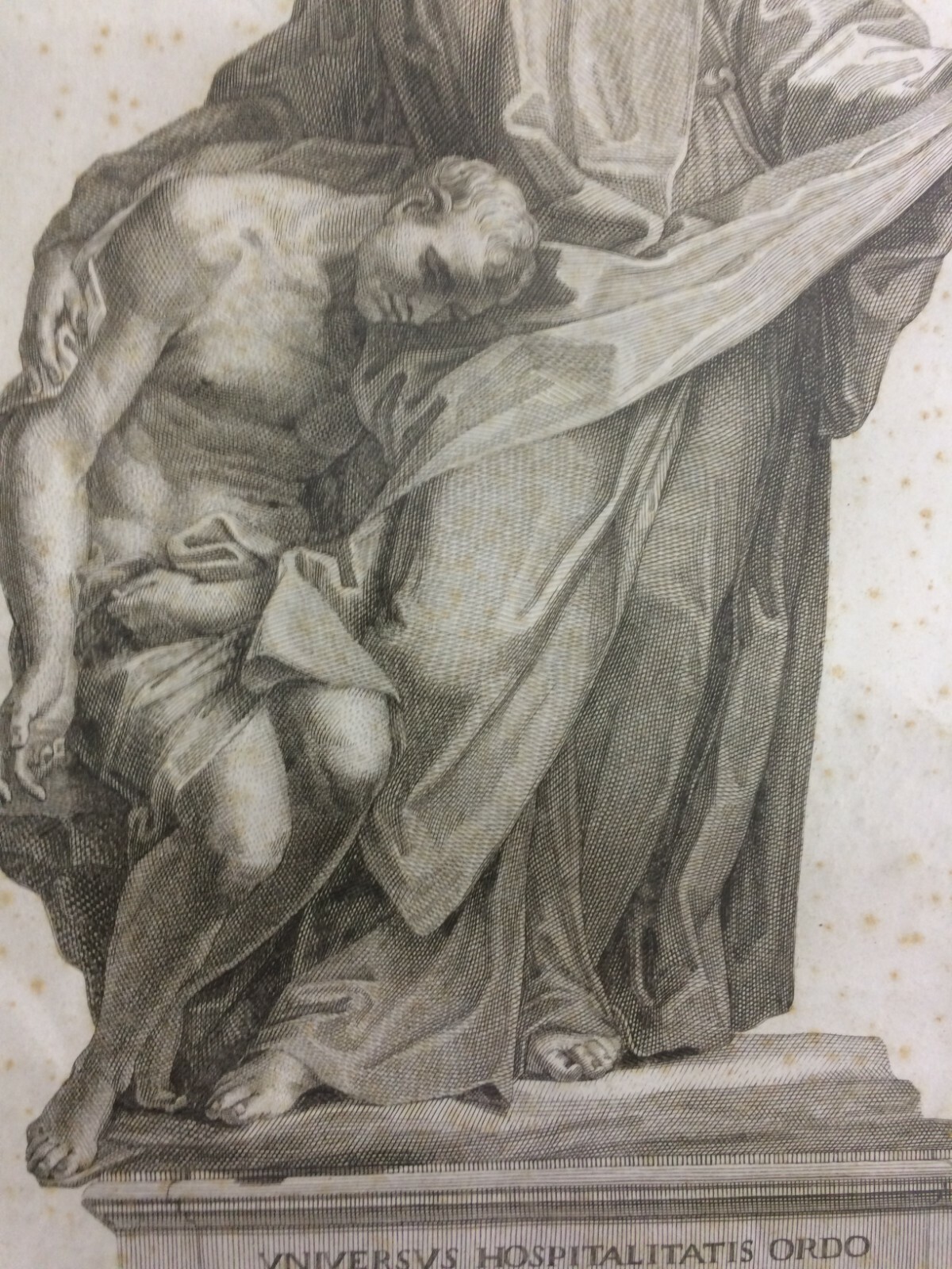 San Giovanni Di Dio, Fondatore Dei Fatebenefratelli   Incisione Di Carlo Tinti (XVIII Secolo)