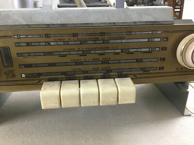 Elettrotecnica, Radiofonia, Radio Da Collezione, Valvole, Da Restaurare, Geloso, '900