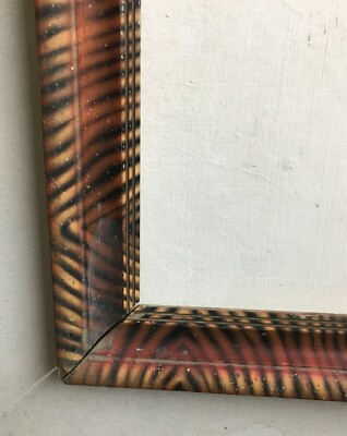 Cornice Antica Con Decoro Ad Aerografo Marmorizzato