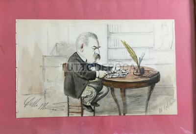 Gennaro Della Monica: Caricatura Del Prof. Raffaele Castorani