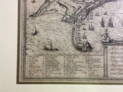 Marche, Ancona: Antica Cartografia, Fortificazioni, Barche, Porto, Chiese E Urbanistica