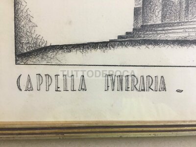 Architettura Di Regime: Progetto Di Edilizia Funeraria Per Cappella. Carlo Rossoni, 1932.