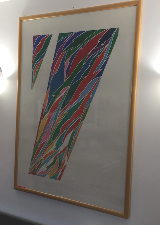 Arte Moderna Astratta, Piero Dorazio, Grande Grafica Originale "Summit", 1983