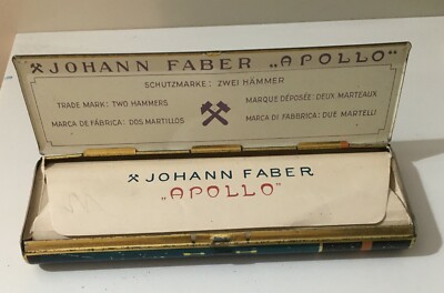 Astuccio Pubblicitario d'Epoca Johann Faber Apollo
