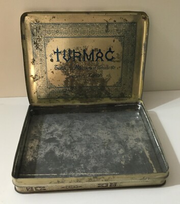 Scatola Di Latta Pubblicitaria Turmac Hassan   Tabacco d'Oriente