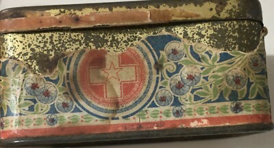 Medicina, Sanitaria, Garza Idrofila. Scatola Pubblicitaria Salvadori, Firenze