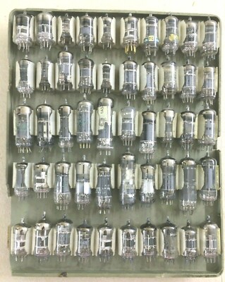 Elettrotecnica, Elettronica, Radiofonia: 53 Valvole Da Collezione Per Restauratori
