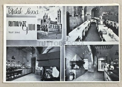 Toscana, Siena: Ristorante Guido   Cartolina Pubblicitaria d'Epoca