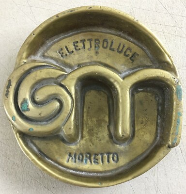 Soprammobile Pubblicitario Elettroluce Moretto, Scultura Firmata Carlo De Tommaso, Anni '70