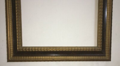 Cornice Antica In Legno, Artistica Lavorazione, Utile Per Specchiera O Opere d'Arte
