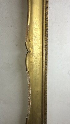 Grande Cornice Dorata Decorativa Per Dipinti E Specchiere
