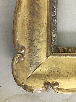 Grande Cornice Dorata Decorativa Per Dipinti E Specchiere