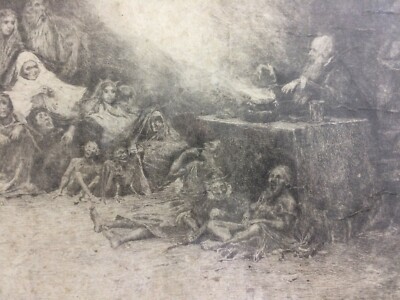 Arte, Magia, Folletti, Mostri, Inusuale Suggestiva Scena, Artisti Benlliure E Duranti