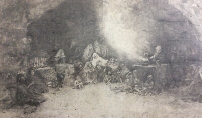 Arte, Magia, Folletti, Mostri, Inusuale Suggestiva Scena, Artisti Benlliure E Duranti