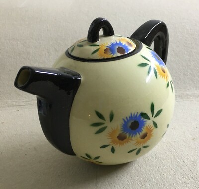 Soprammobile In Ceramica Sesto Fiorentino, La Colonnata, Decoro Floreale